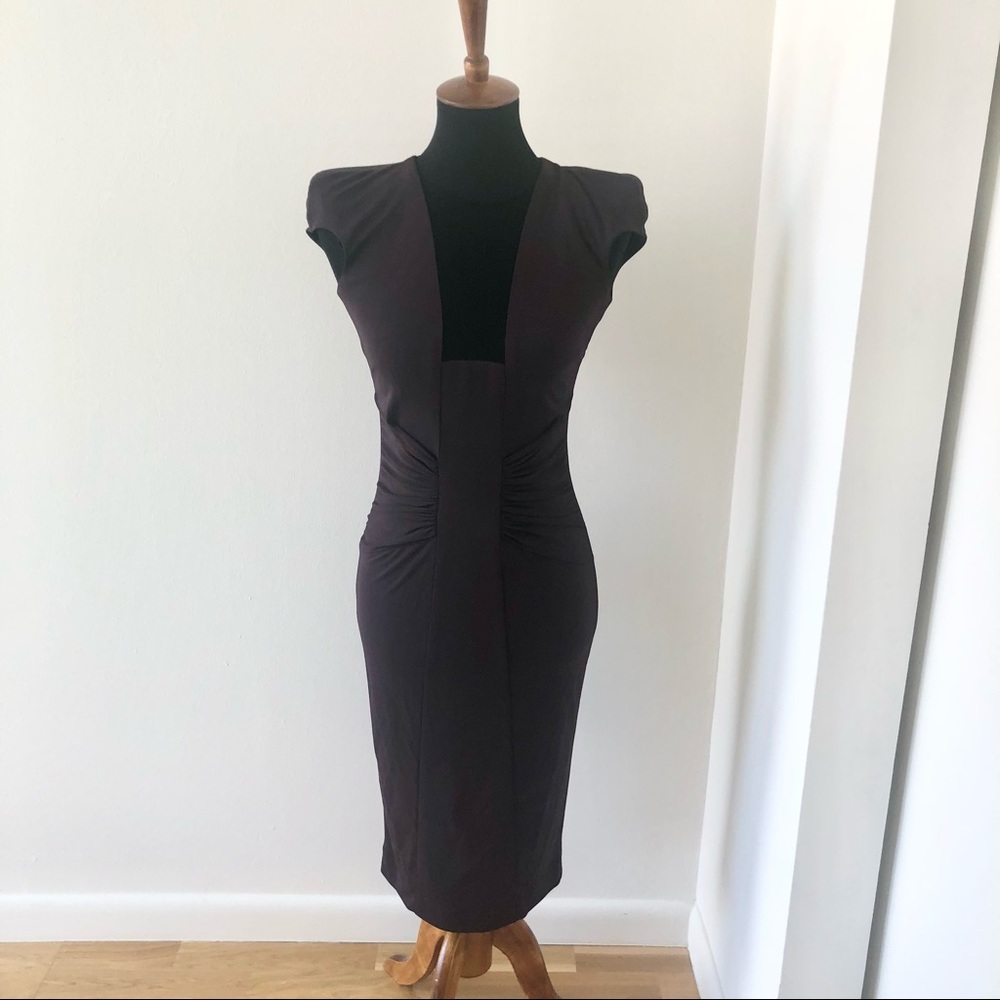 LEONARD Paris Silk Jersey Dress NEW